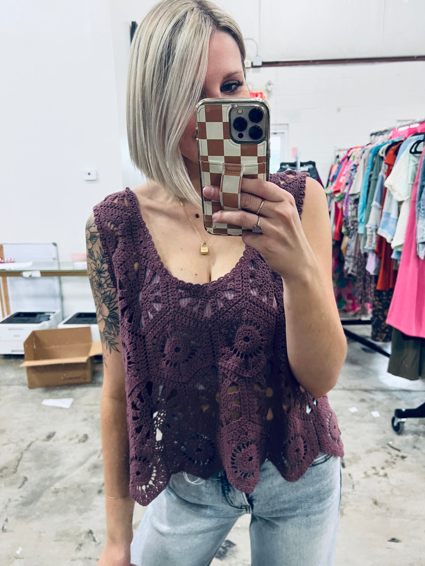 Crochet Summer Top - (one size fits 0-10)