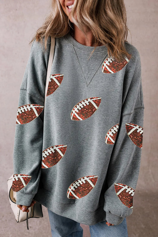 Sequin Game day pullover π