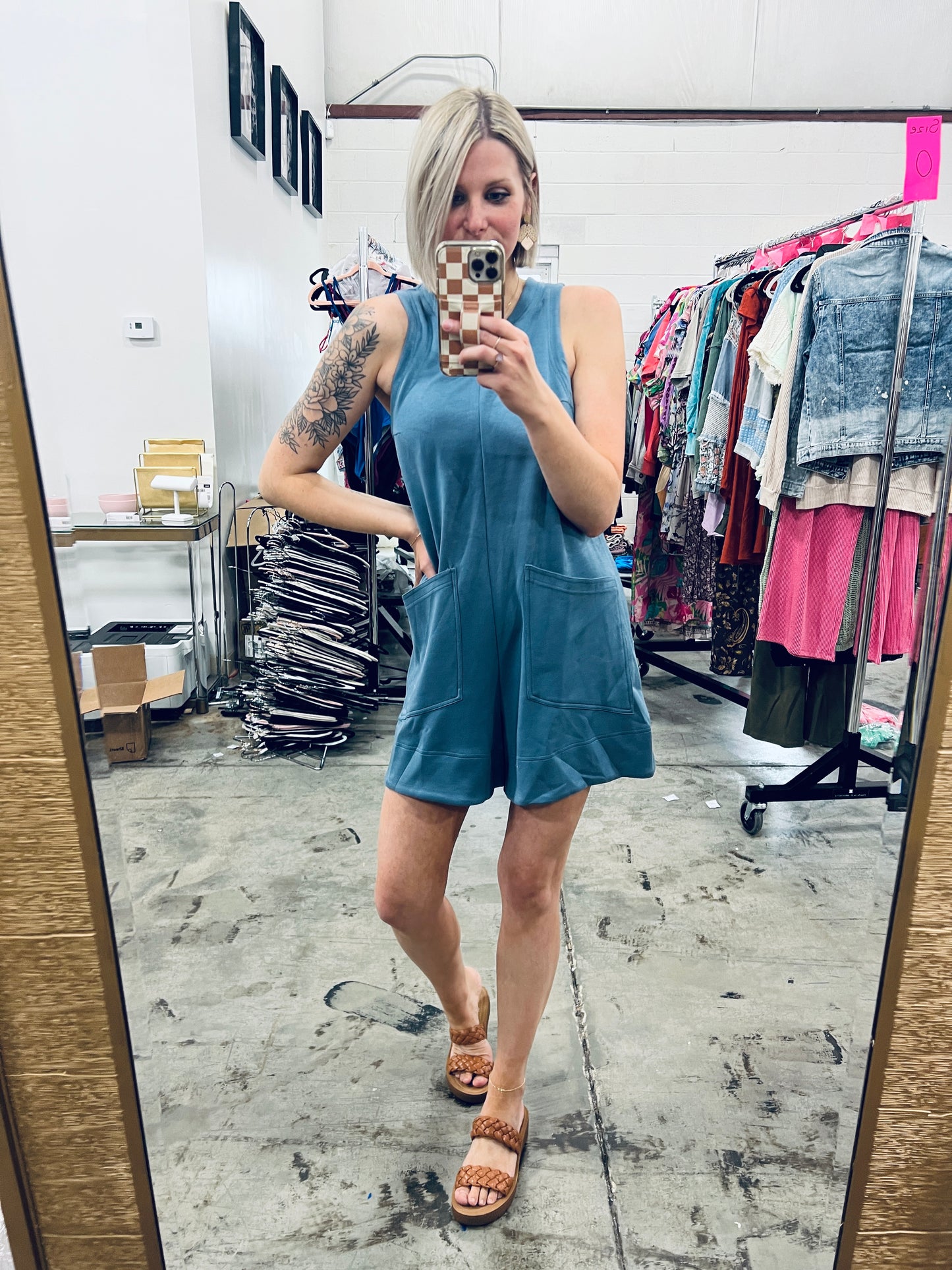 Blue Jay Romper