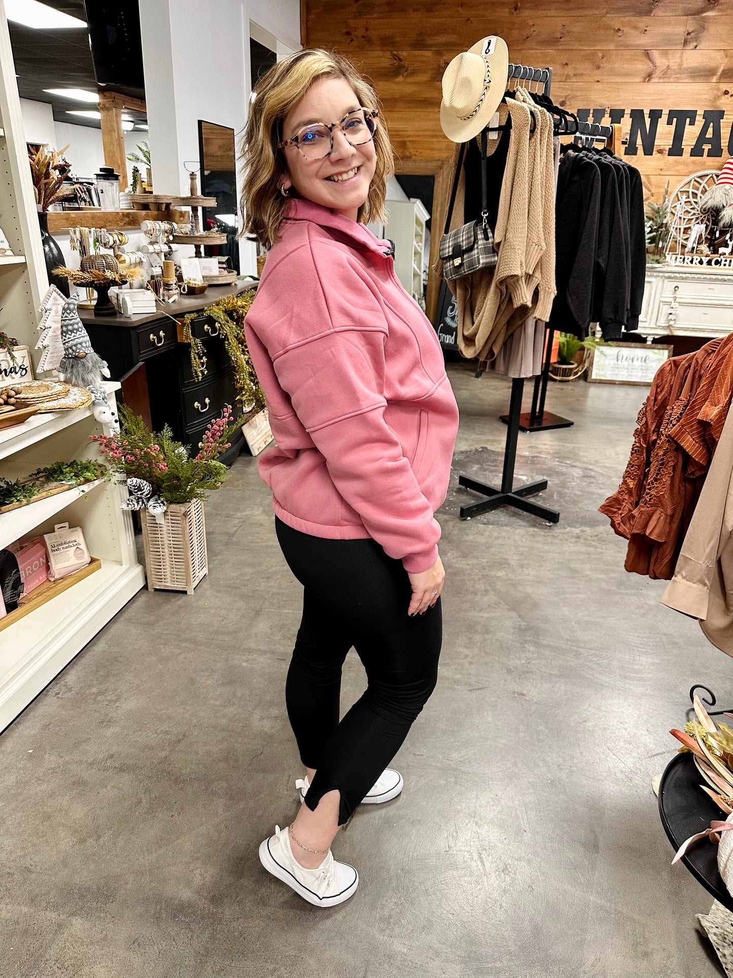 Stylish High Waist Slit Leggings