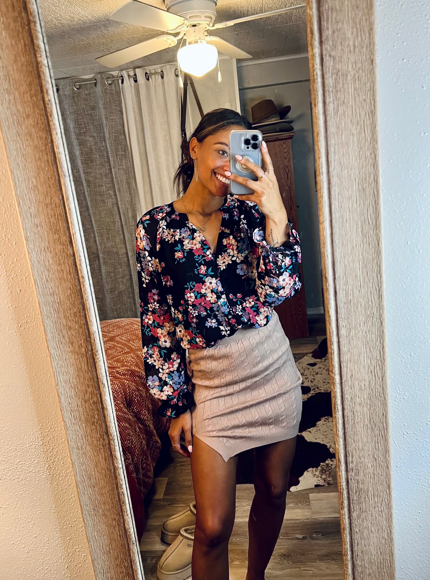 Find Me In Florals Blouse