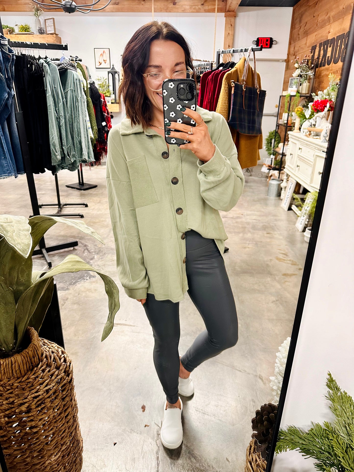 Cozy Love Button Down