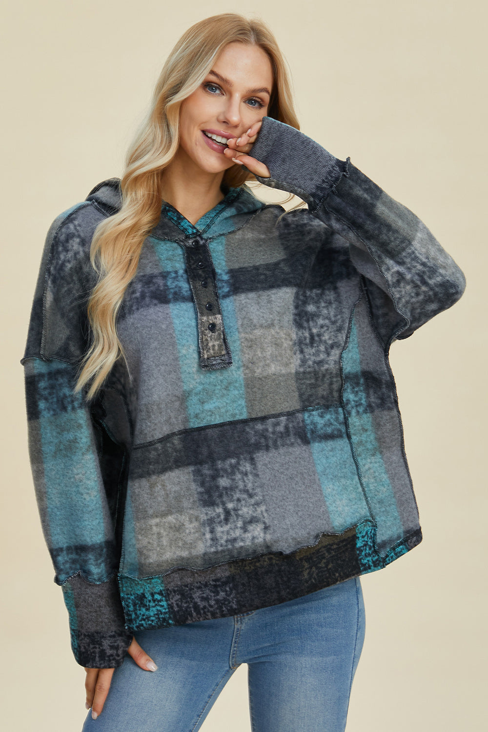 Davie Plaid Hoodie