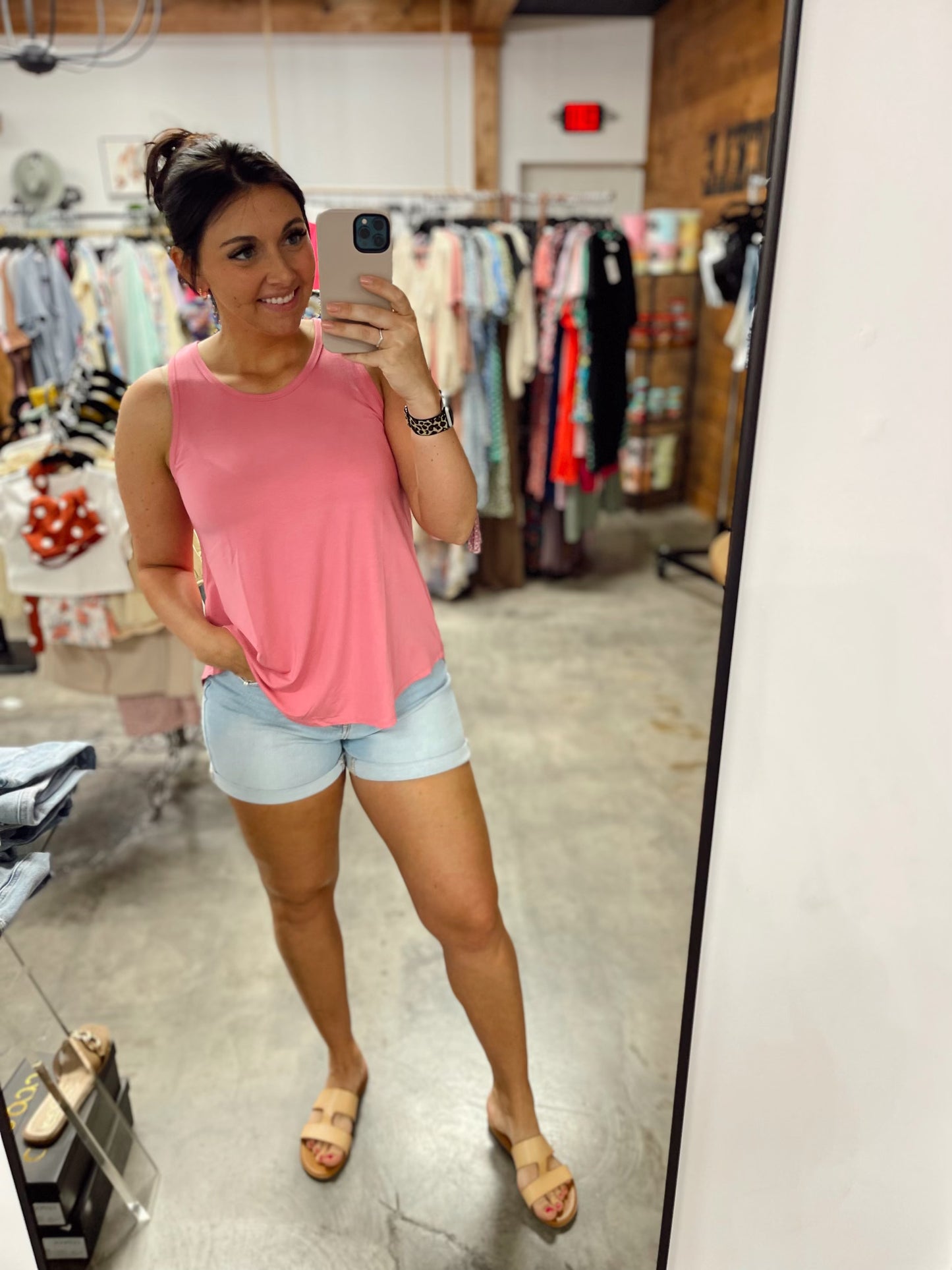 Vervet by Flying Monkey Full Size Cuffed Denim Shorts