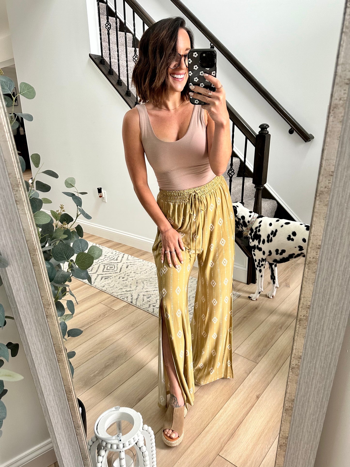 I'm On It Slit Wide Pants