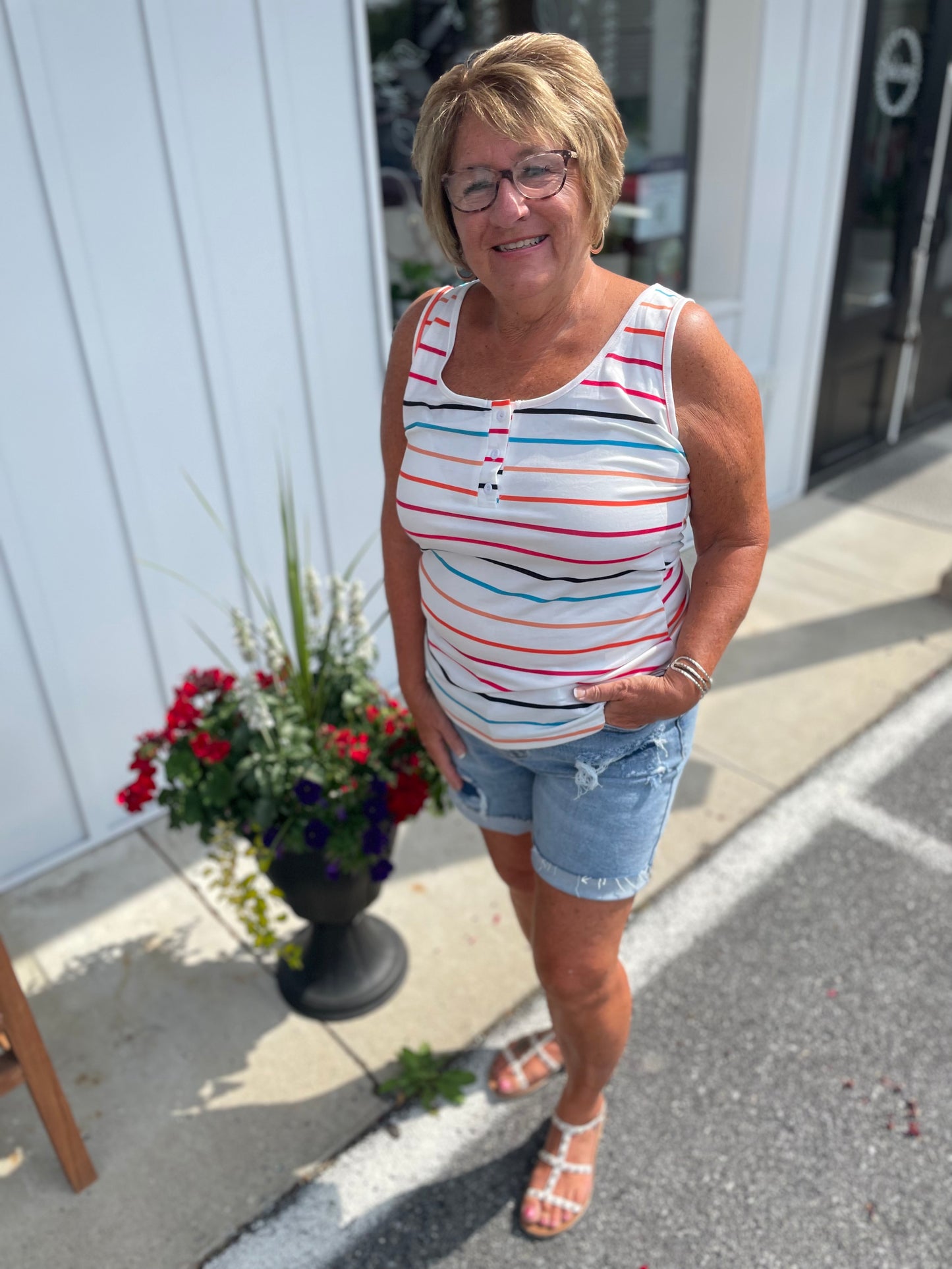 Summer Sweetheart Striped Top