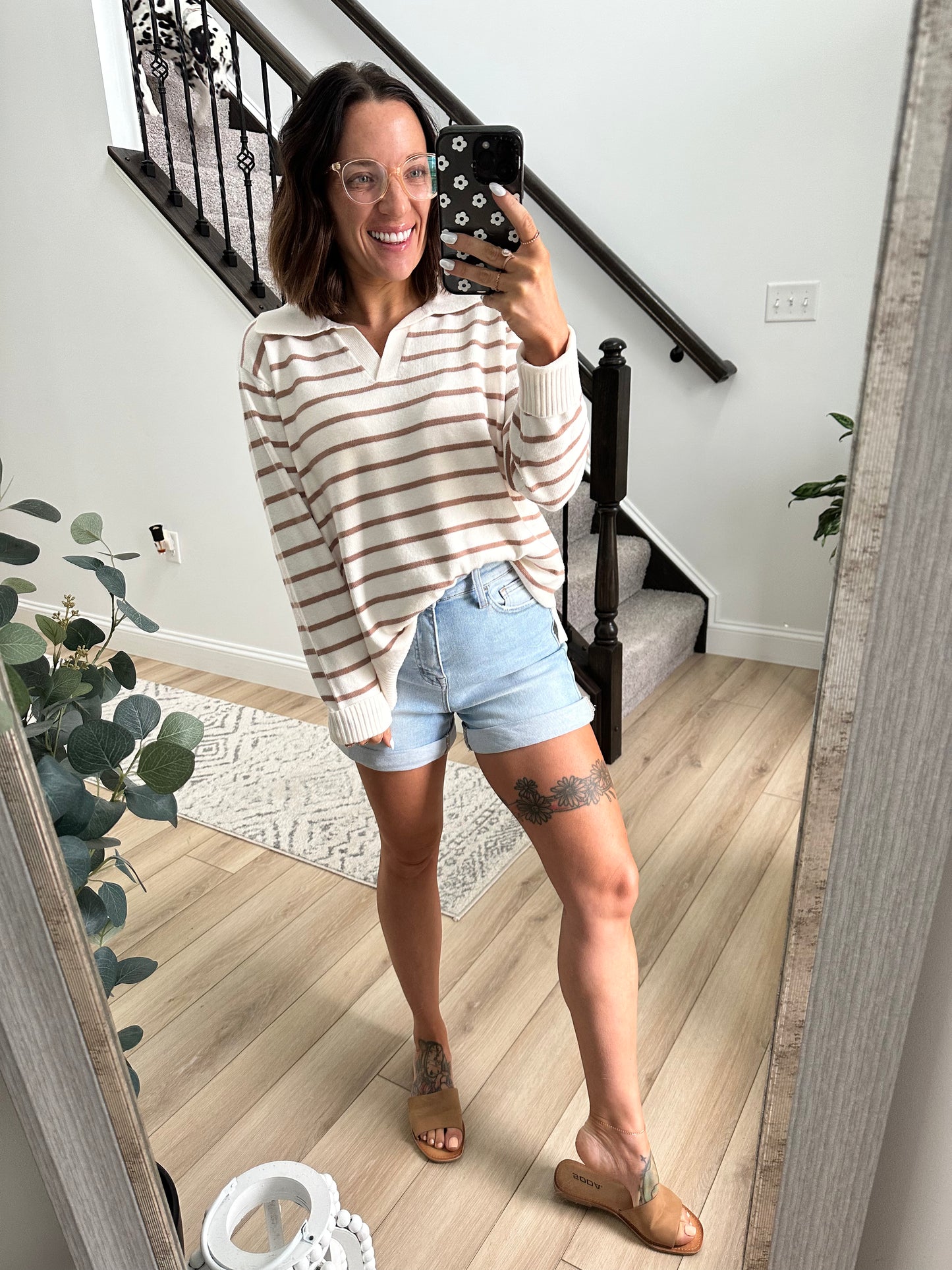 Vervet by Flying Monkey Full Size Cuffed Denim Shorts