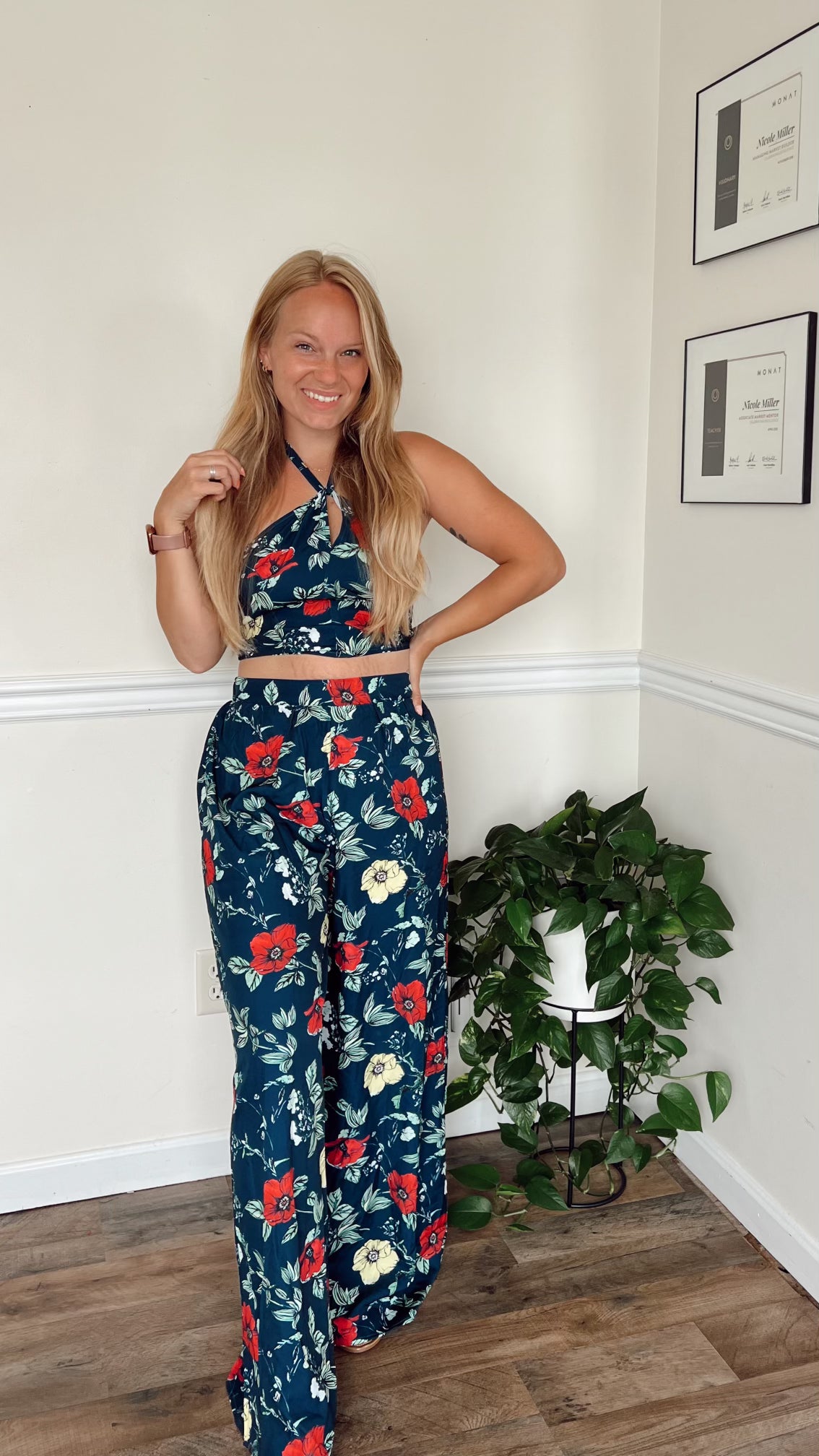 Take Me Far Away Top and Pants Set