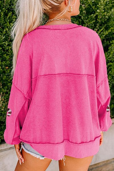 Candy Cane Sequin Sweatshirt