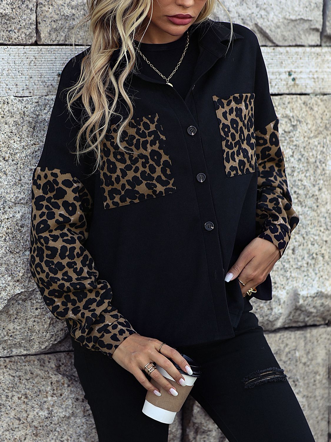Crazy Girl Leopard Shacket