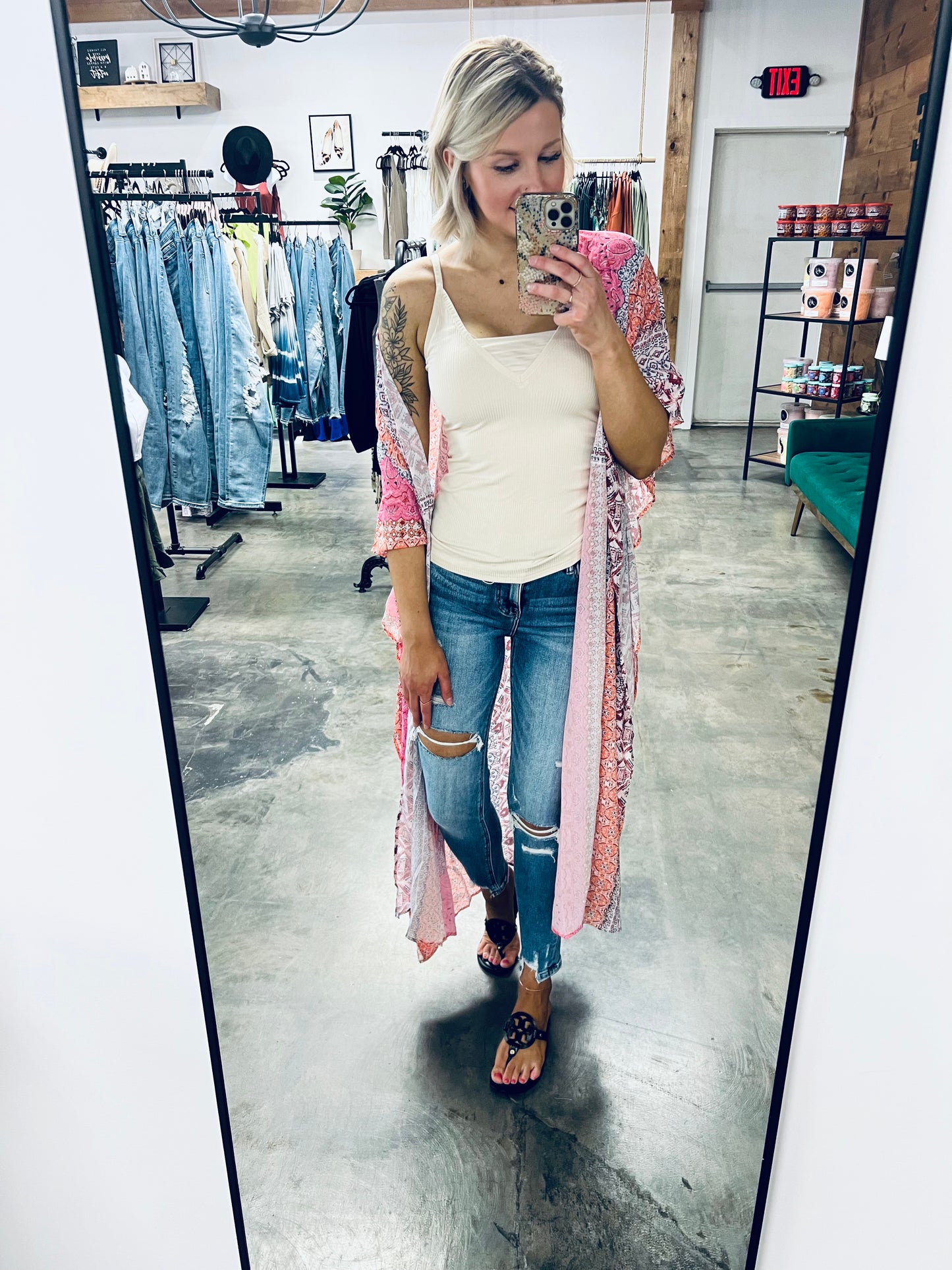 Ribbed Adjustable Spaghetti Strap Cami