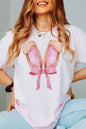 BUNNY EARS WITH RIBBON Graphic Tee