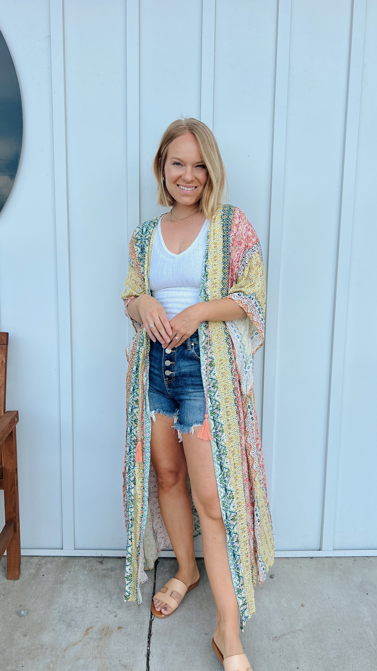 Paisley Free flow kimono