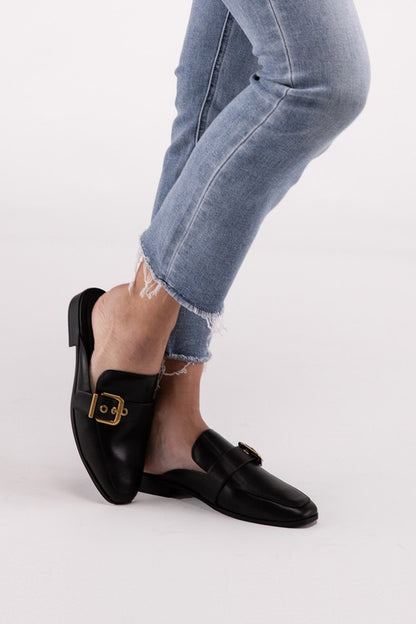 Buckle Babe Mules