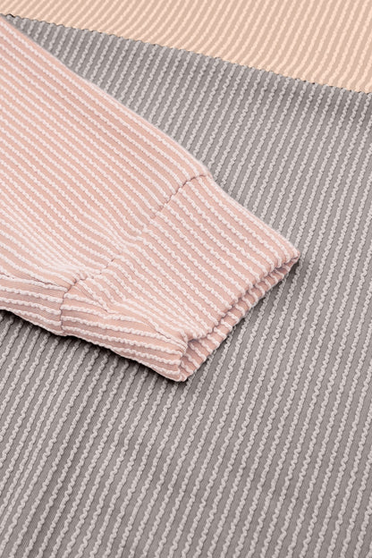 Pushing The Limit Color Block Long Sleeve