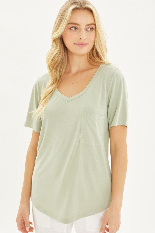 Love Tree Basic V-Neck Tees