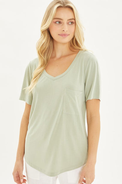 Love Tree Basic V-Neck Tees