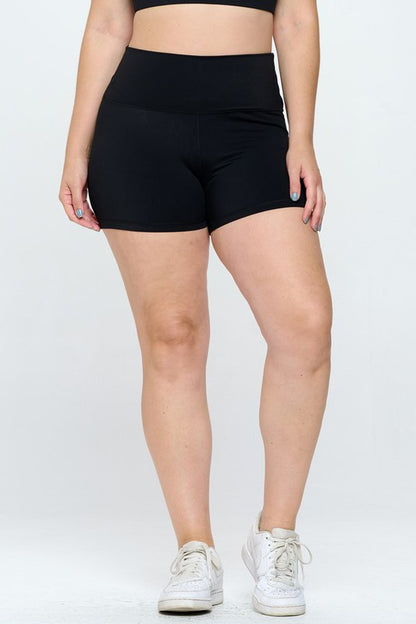 Yelete Buttery-Soft Biker Shorts 4 In. Inseam - XL