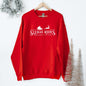 Sleigh Rides Reindeer Graphic Sweatshirt