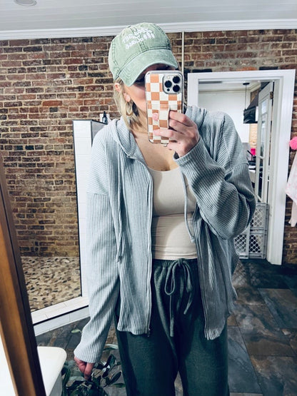 Culture Code Forever Zip Up Drawstring Hooded Jacket