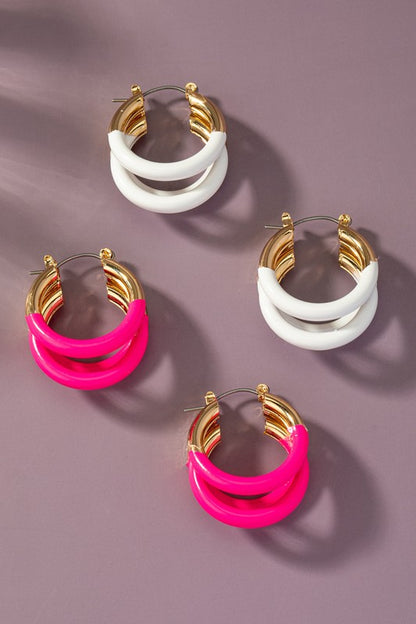 Spring Fling Hoop Earrings