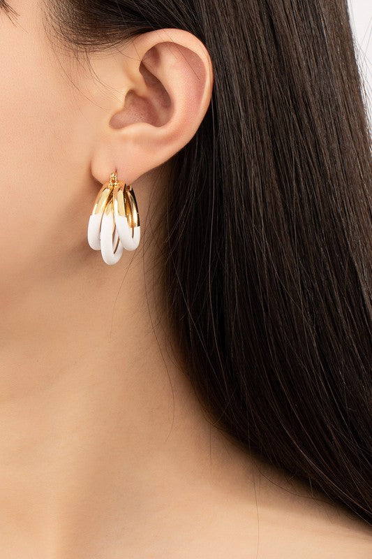 Spring Fling Hoop Earrings