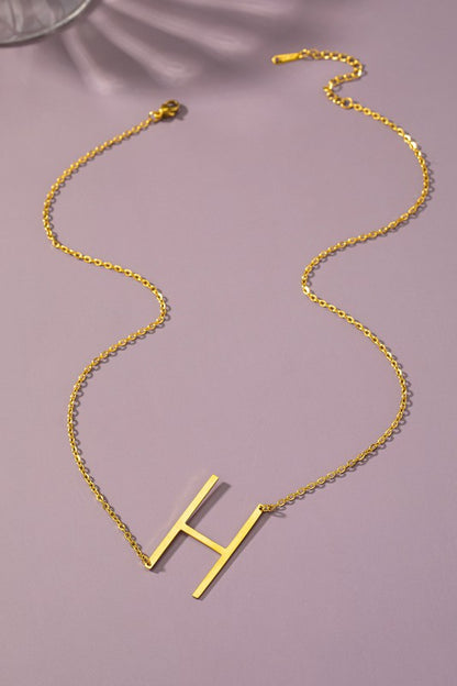 Large Letter Necklace