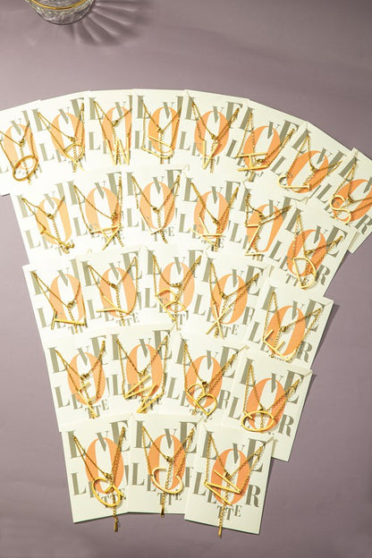 Large Letter Necklace