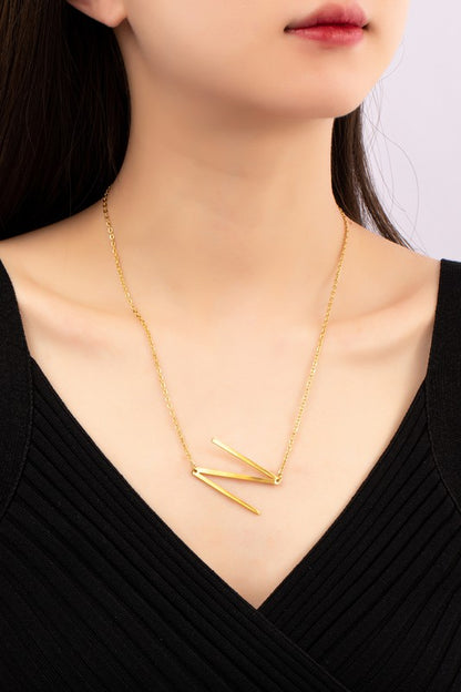 Large Letter Necklace