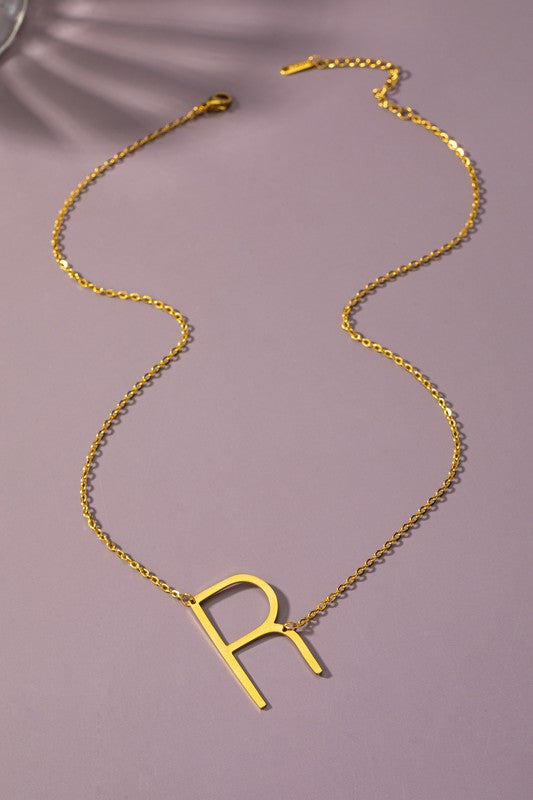 Large Letter Necklace