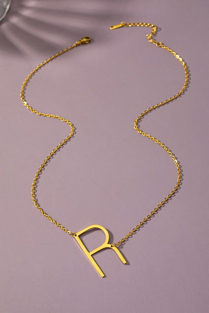 Large Letter Necklace