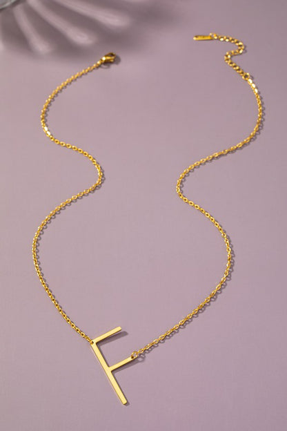 Large Letter Necklace