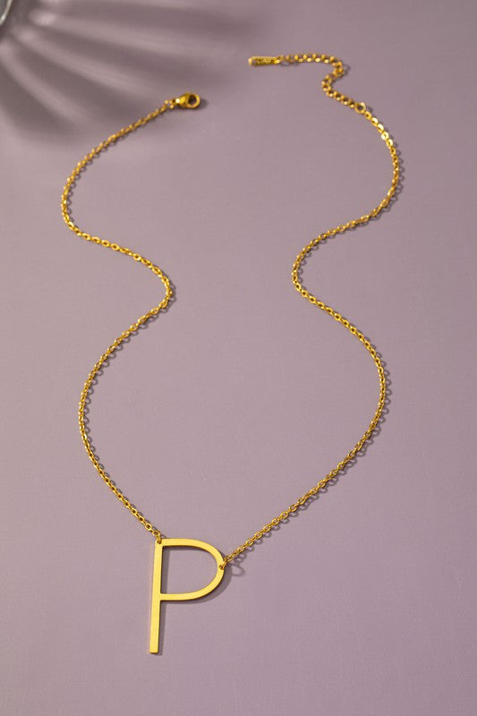 Large Letter Necklace