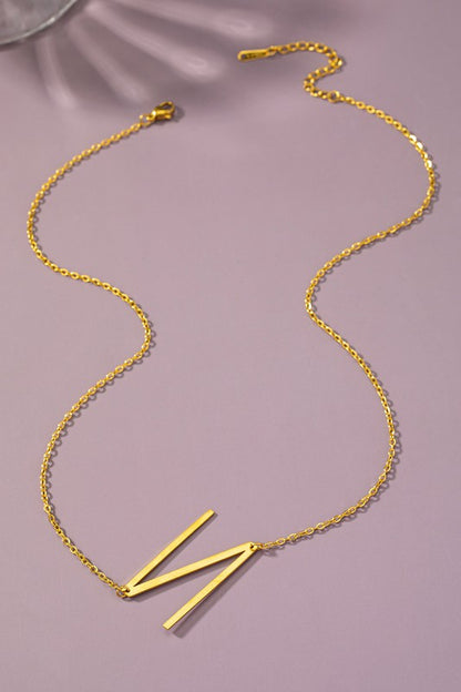 Large Letter Necklace