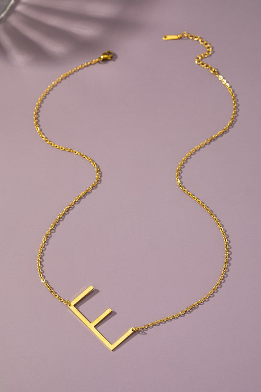 Large Letter Necklace