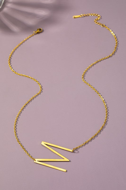Large Letter Necklace
