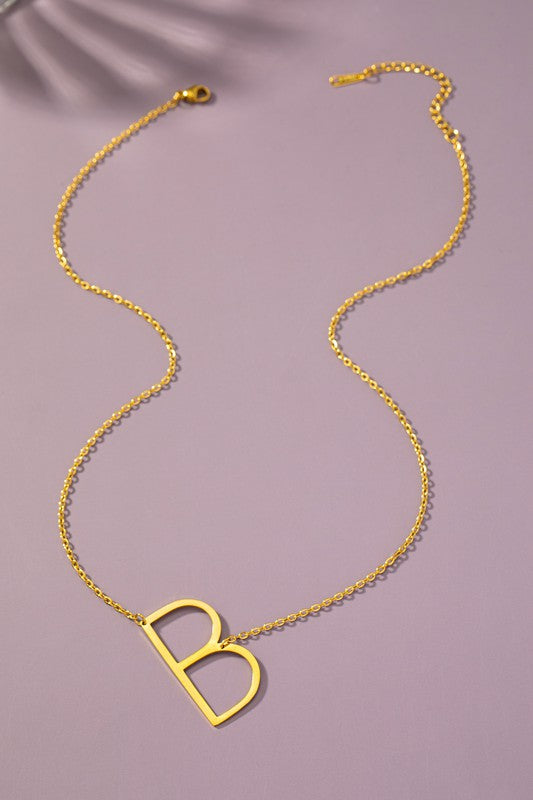 Large Letter Necklace