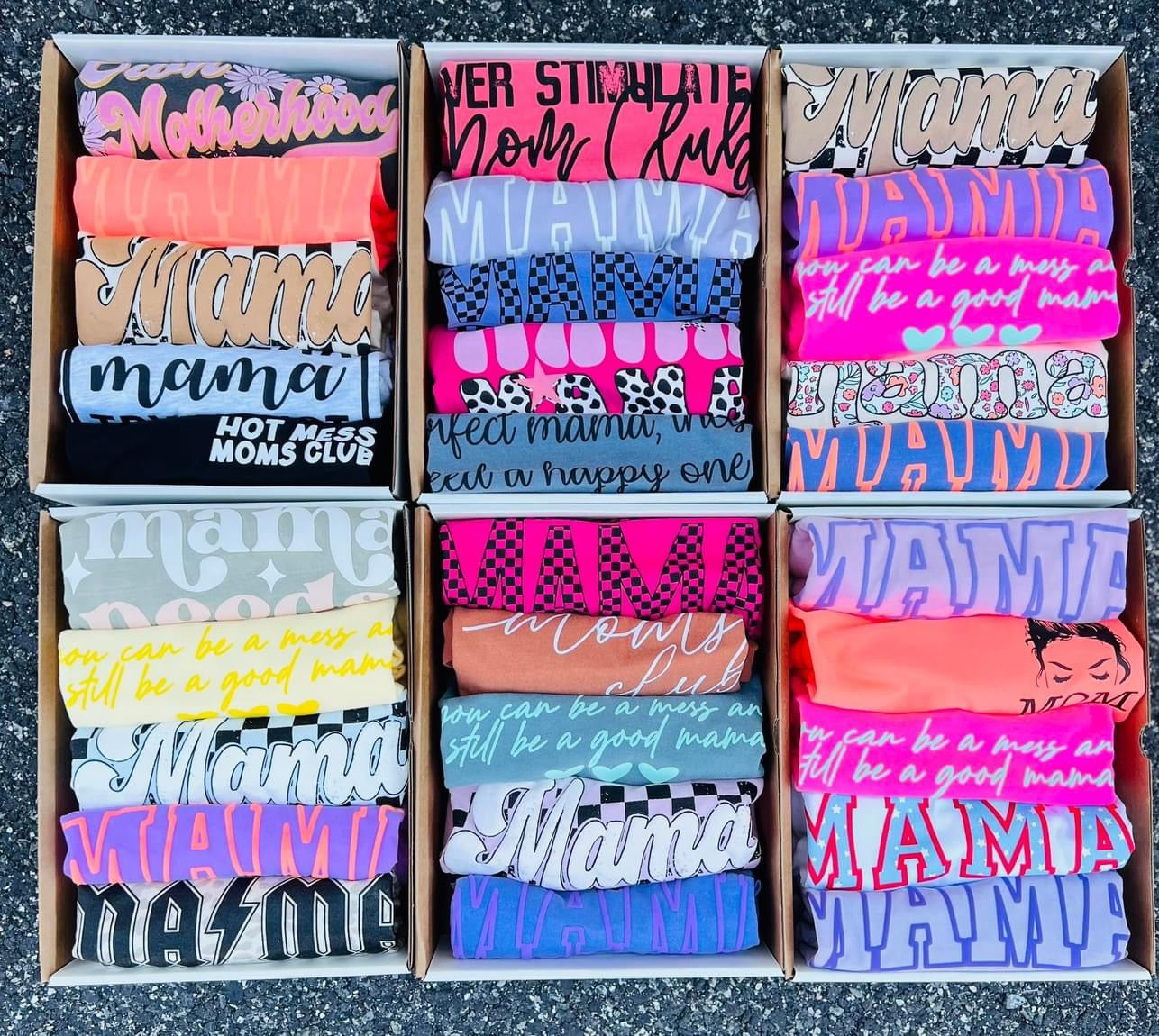 MAMA Graphic Boxes (5) Mystery Mama Tees