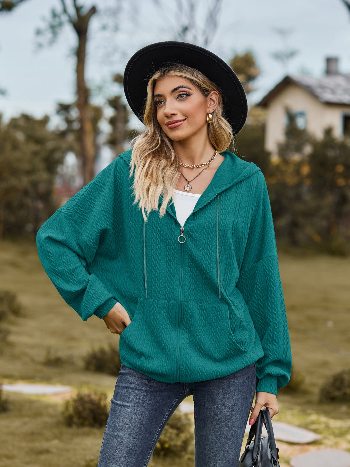 Scotty Zip Up Hooded Jacket