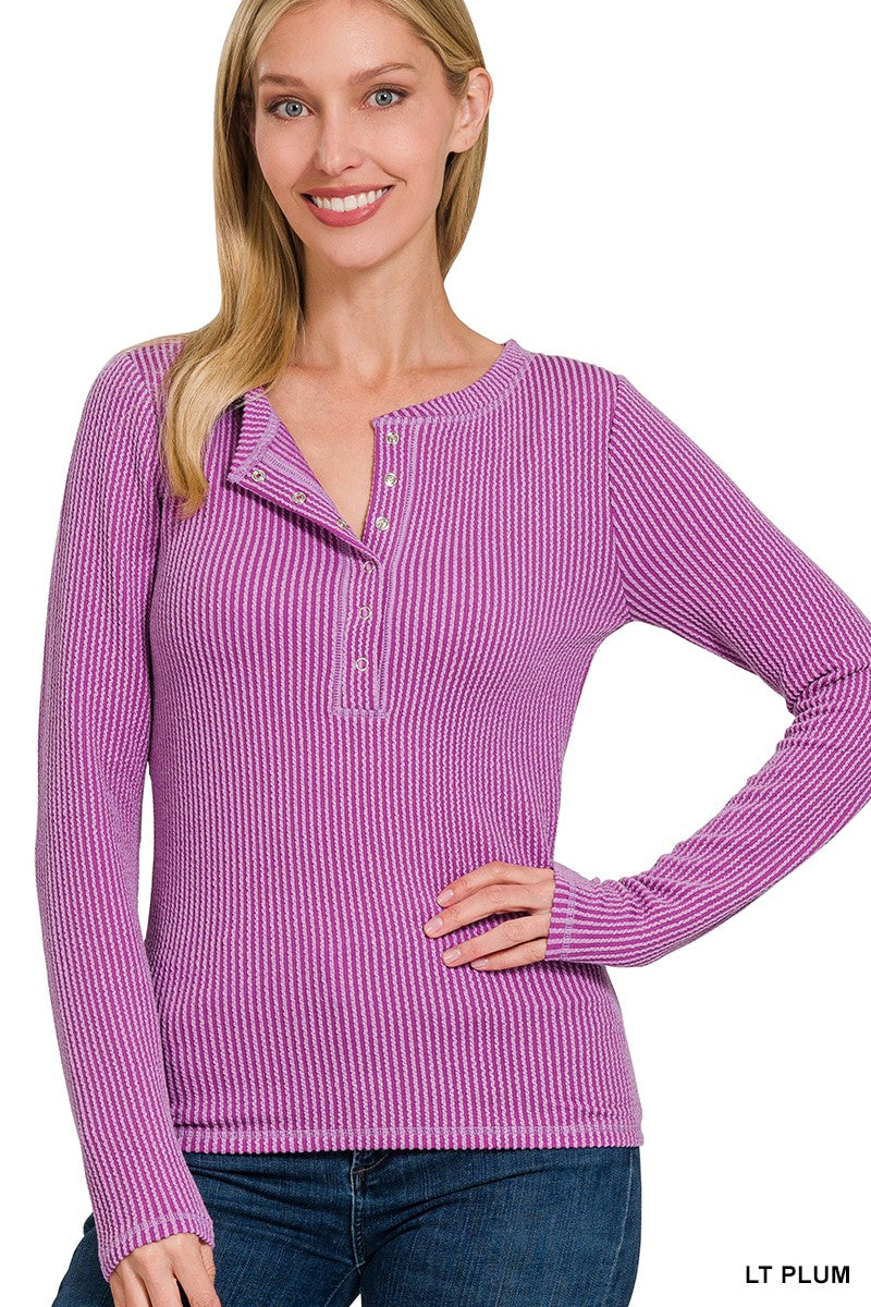 Mystery Zenana Textured Long Sleeve Special  $13.99