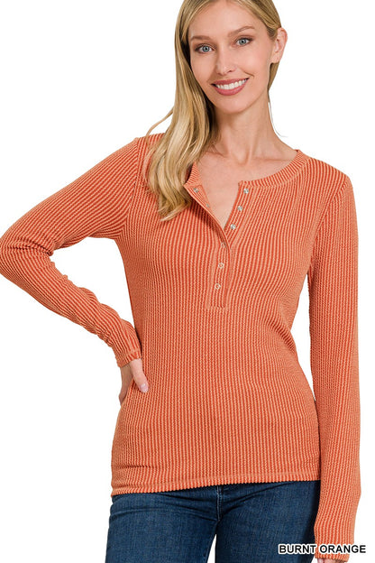 Mystery Zenana Textured Long Sleeve Special  $13.99