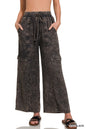 Zenana Sweet Nothings Linen Cargo Pants