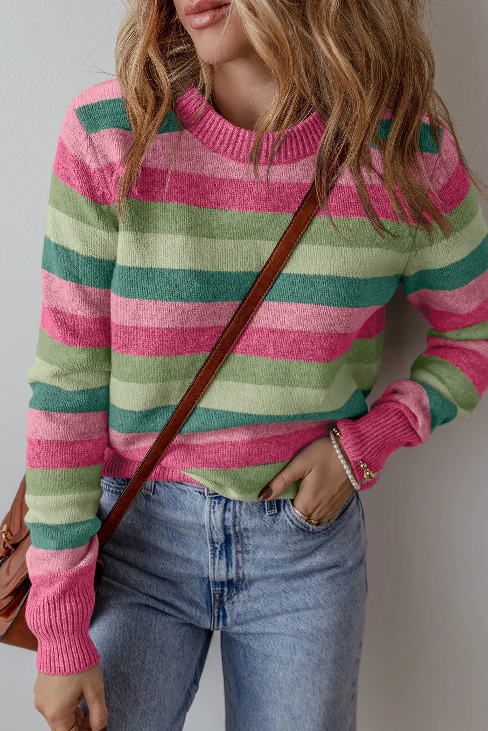 Sami Striped Long Sleeve Sweater