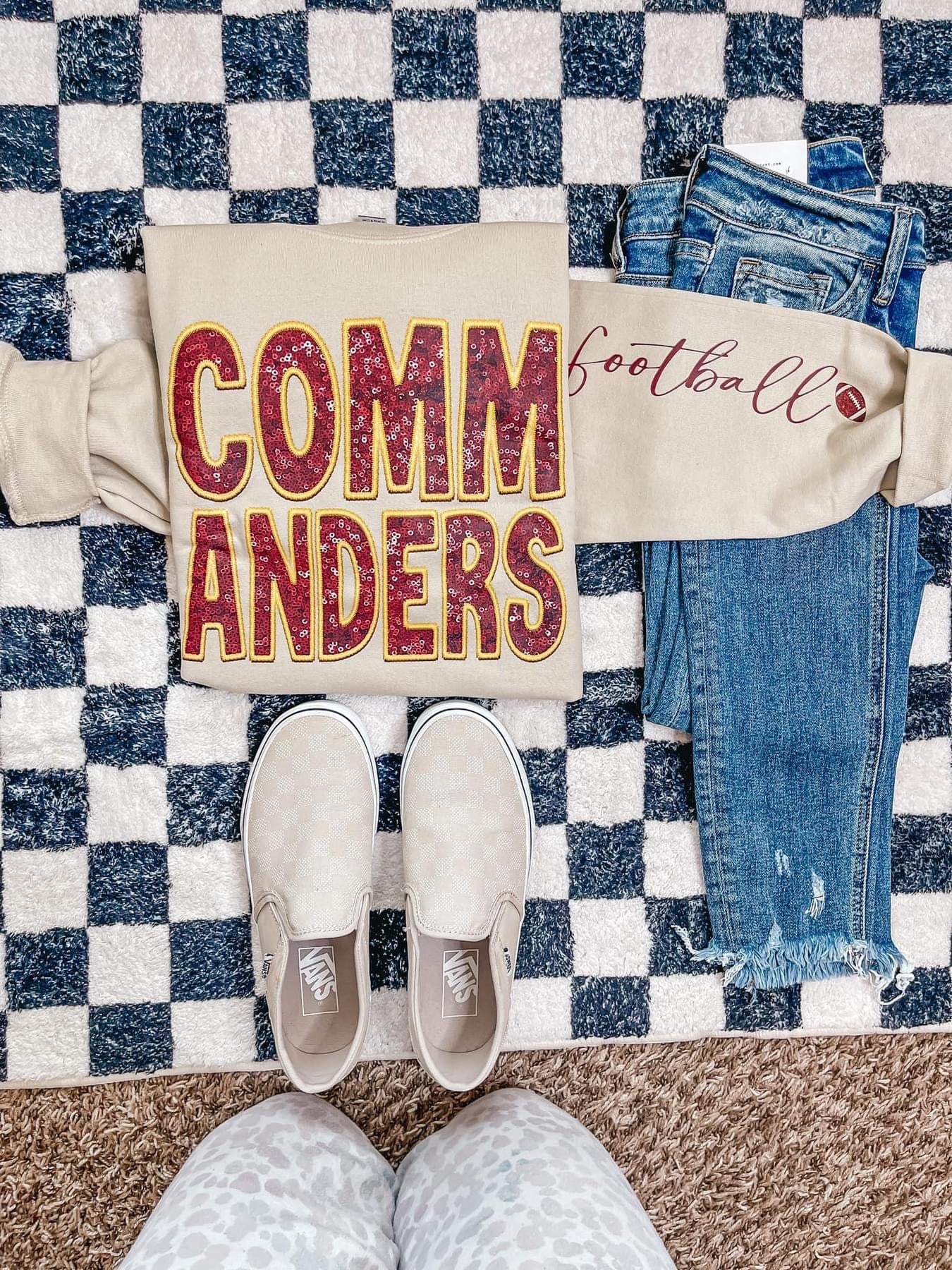 Faux Sequin Football Sweatshirts Sku 1 🏈 Ravens|Bills|Bangles|Browns|Texans|Colts|Jaguars|Chiefs|Raiders|Chargers|Dolphins|Raiders