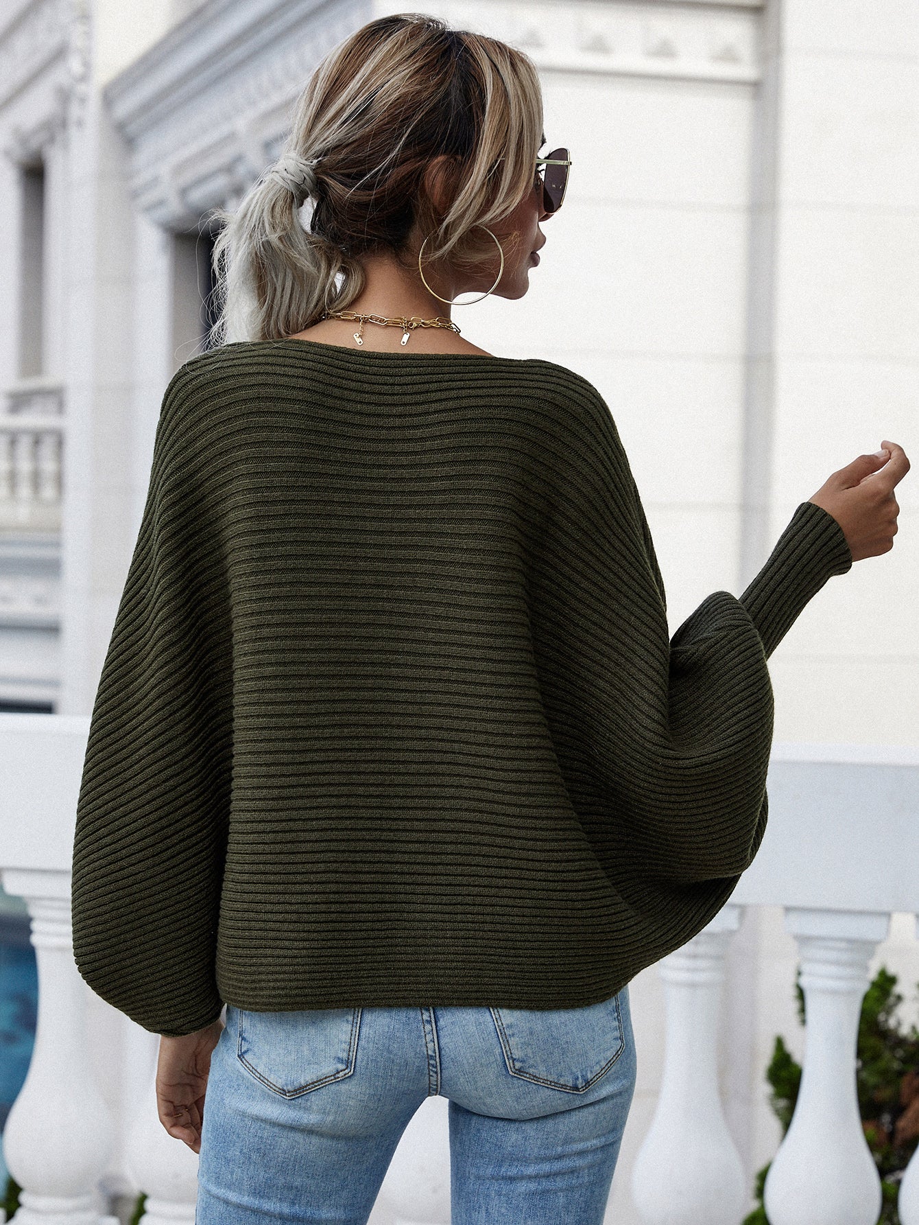 Wish For More Dolman Sleeve Sweater
