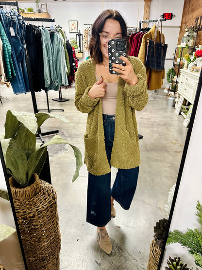Zenana Falling For You Full Popcorn Cardi