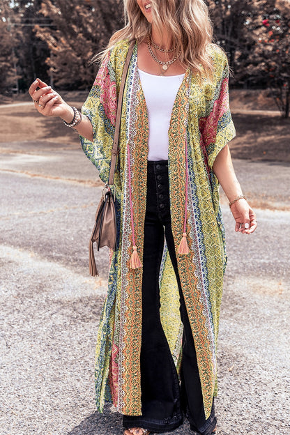Paisley Free flow kimono