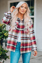 Double Take Plaid Shacket