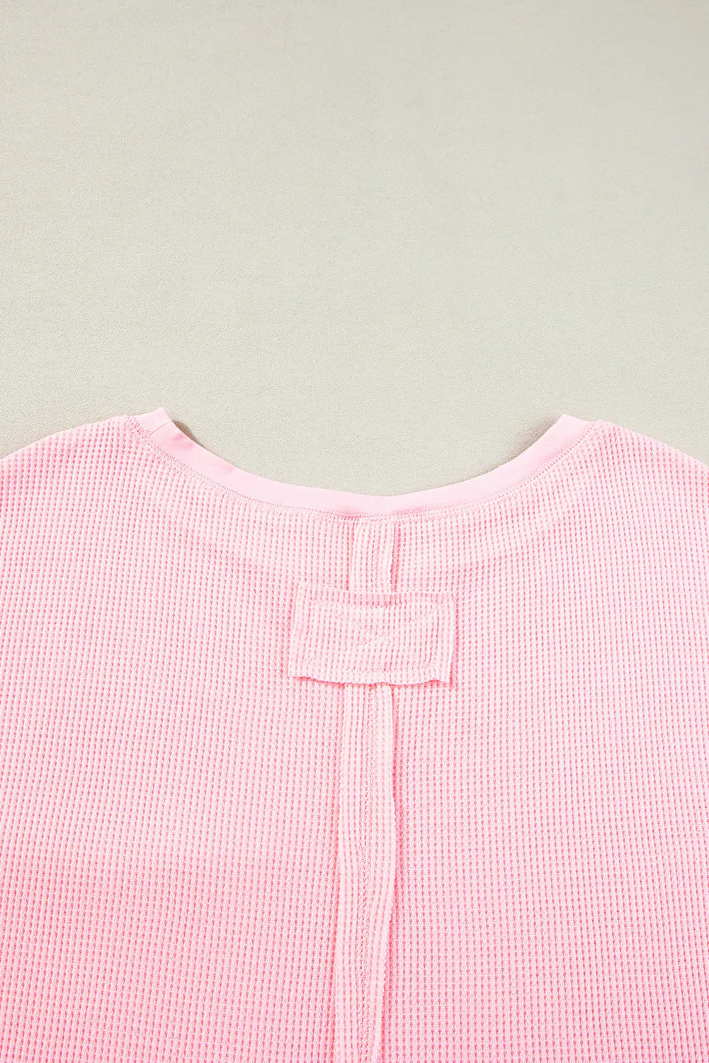 On A Daily Basis Waffle- Knit Top and Shorts Set