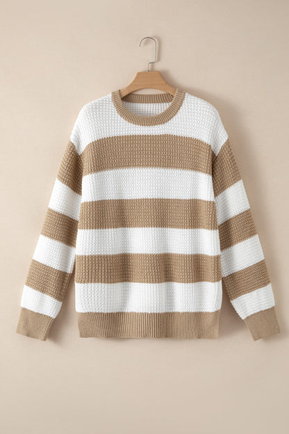 Setting Goals Color Block Sweater